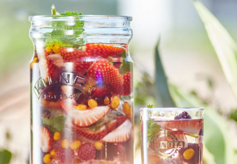 Ľadové čaje alebo vitamínové vody