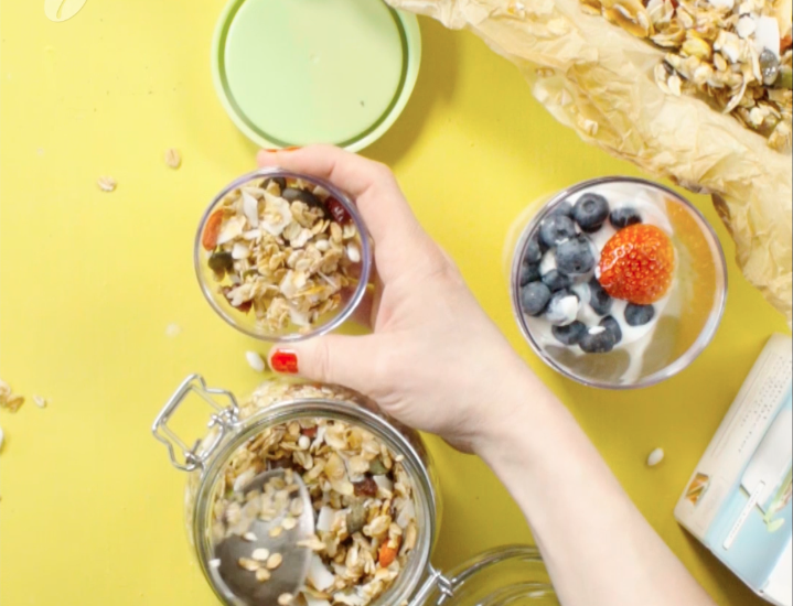 Zdravý trik: zdravá domáca granola