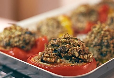 Vegánska plnená paprika