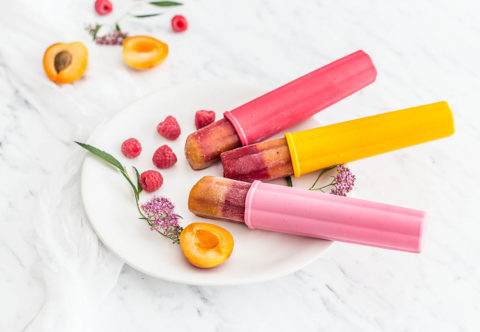 Osviežujúce marhuľovo-malinové nanuky