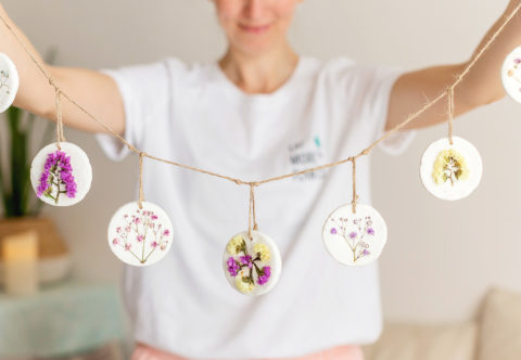 Vyskúšala som domáci modurit z troch ingrediencií a vyrobila jarnú girlandu