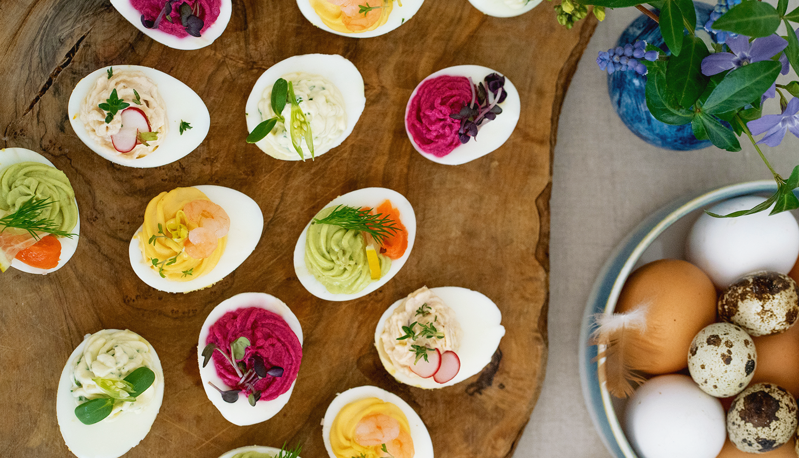 recept na plněná vejce