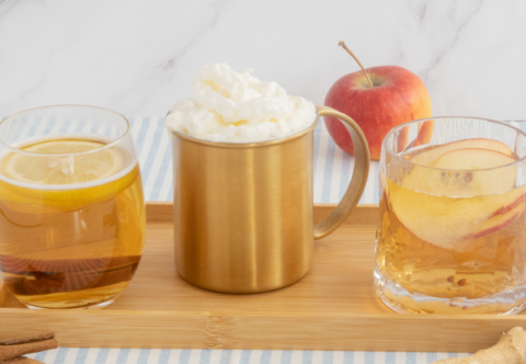 Varený cider s karamelom a šľahačkou a ďalšie dva hrejivé recepty