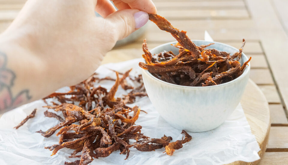 Test: Skúsila som pripraviť sušené „mäso“ z hlivy. A naozaj chutí ako pravé jerky!